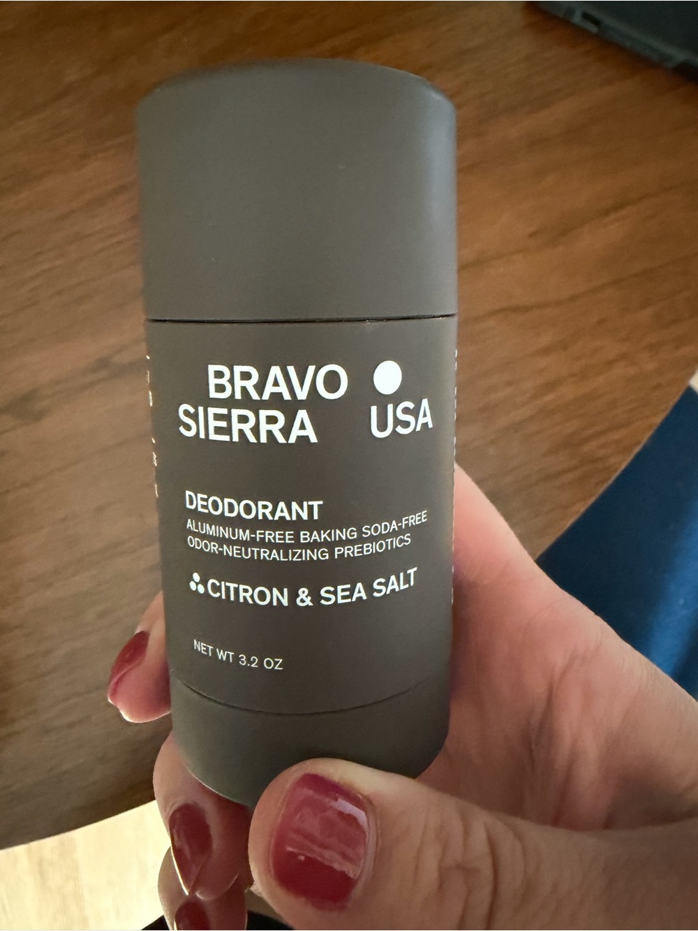 Citron & Sea Salt Deodorant Stick — Gray